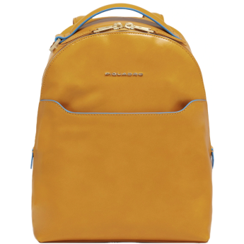 Рюкзак женский PIQUADRO BLUE SQUARE CA6677B2/G горчичный кожа